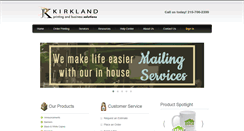 Desktop Screenshot of kirklandprinting.com